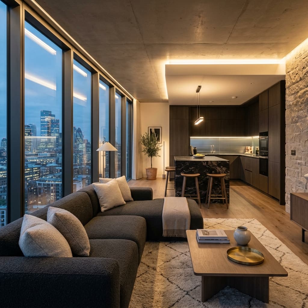 Cherrywood Tower city view balconies