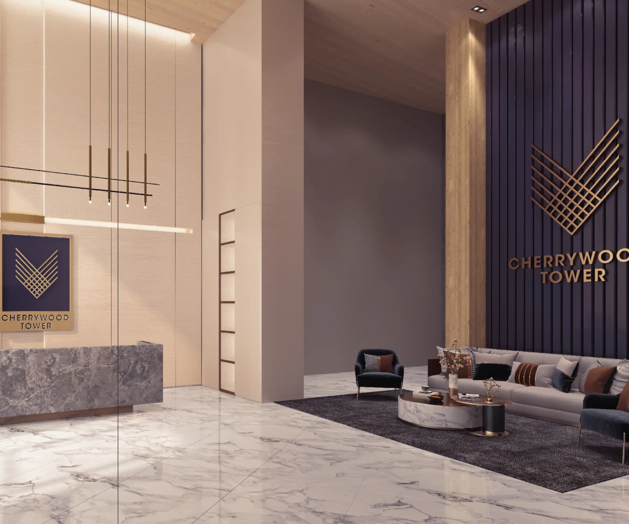 Cherrywood Tower grand lobby