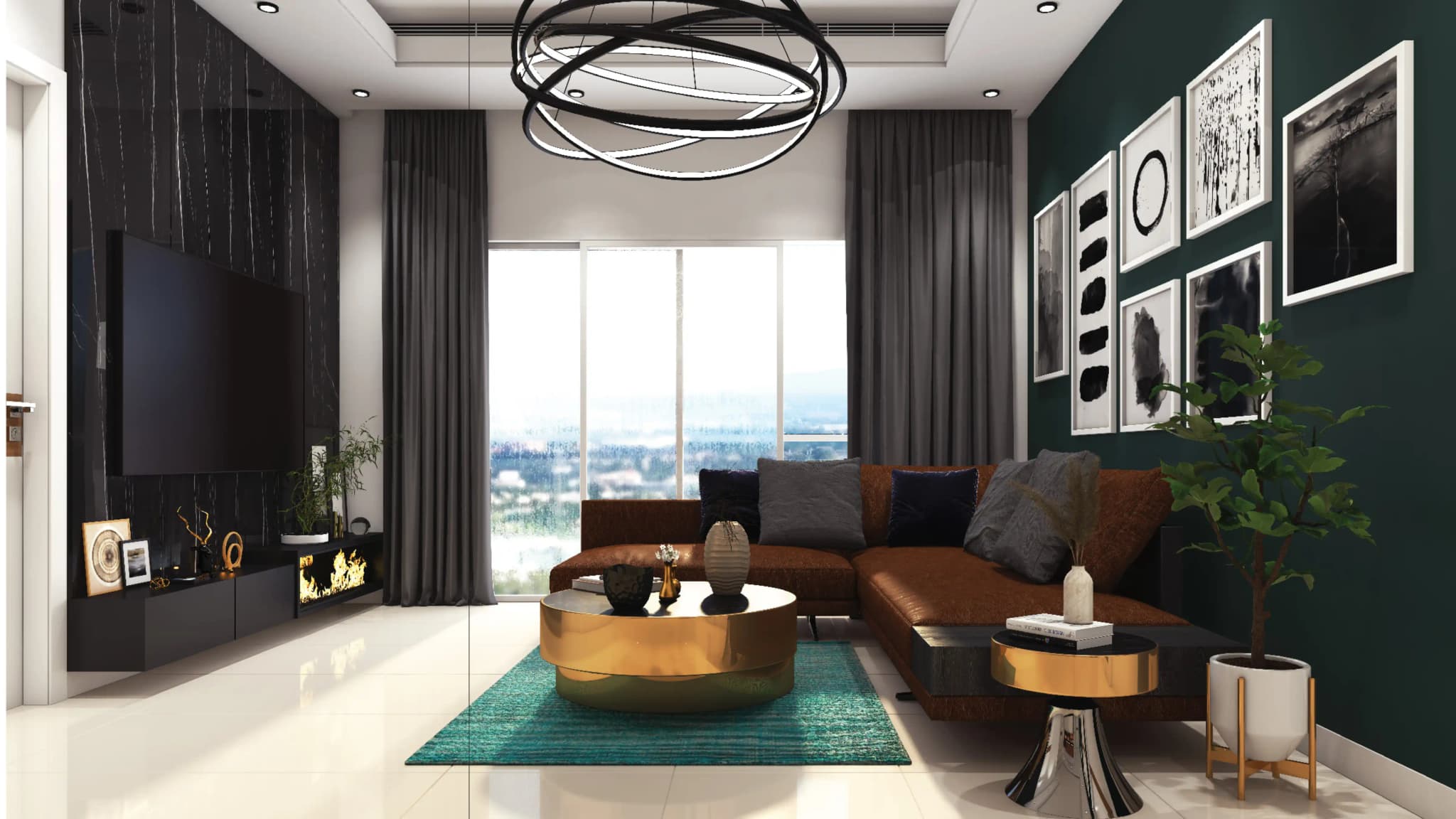 Cherrywood Tower luxury apartment interior